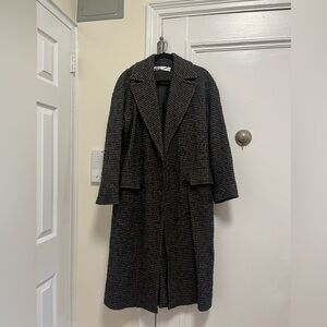 ZARA WOMENS COAT houndstooth